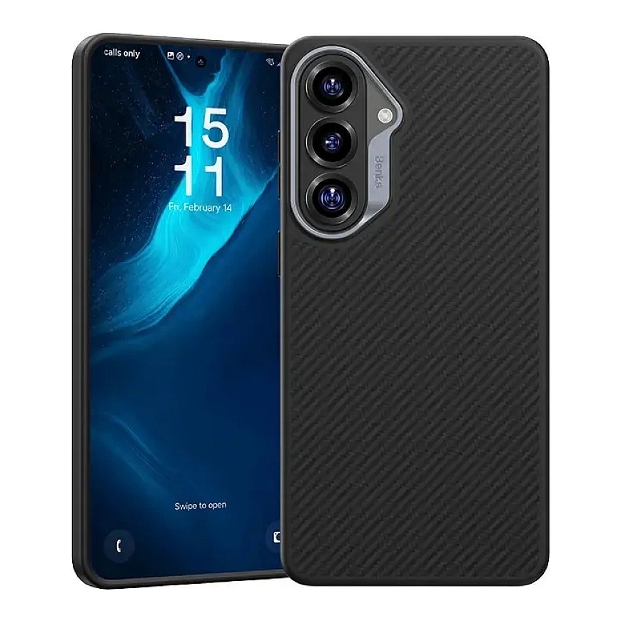Benks Magnetic Armor Pro Kevlar phone case for Samsung Galaxy S26+ (S947) black