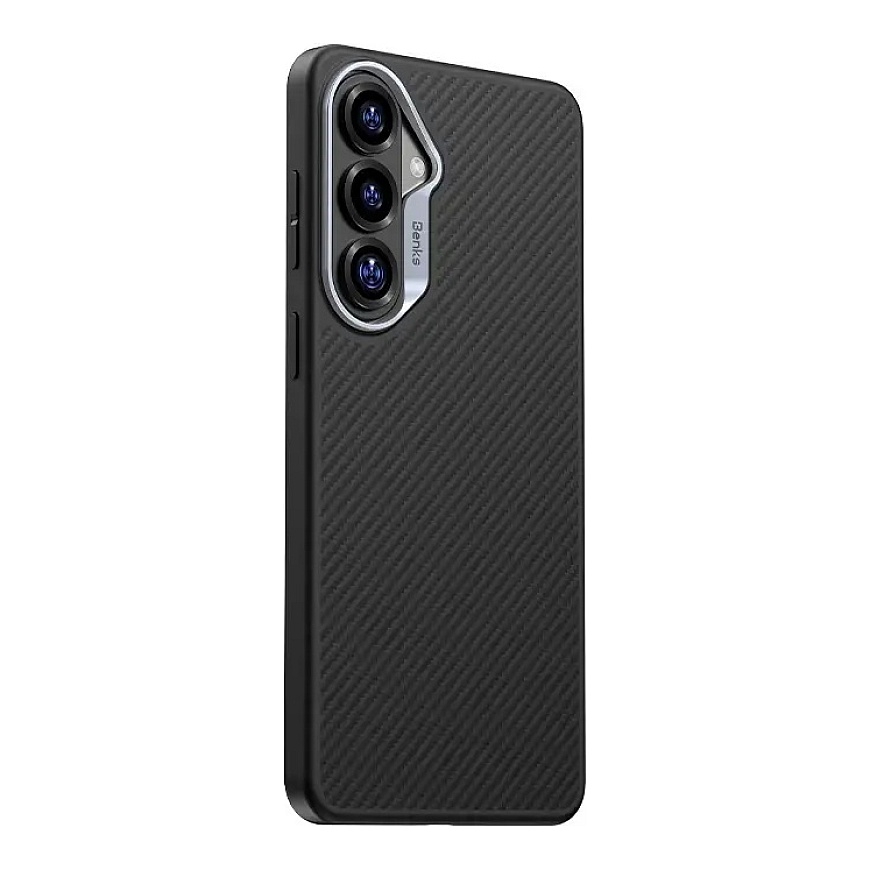 Benks Magnetic Armor Pro Kevlar telefono dėklas Samsung Galaxy S26+ (S947) juodas – 4