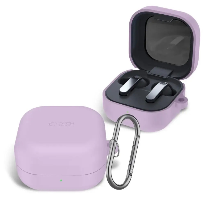 TECH-PROTECT SILICONE HOOK SAMSUNG GALAXY BUDS 4 / 4 PRO LAVENDER – 3
