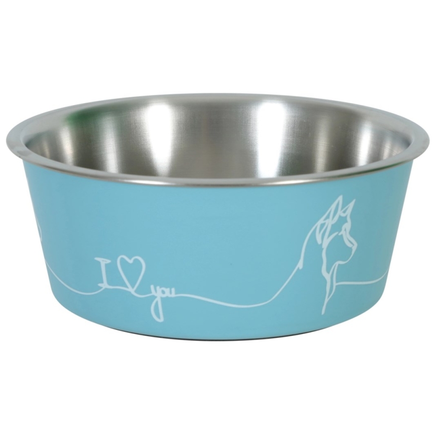 ZOLUX Love blue - bowl for dog – 1,2l