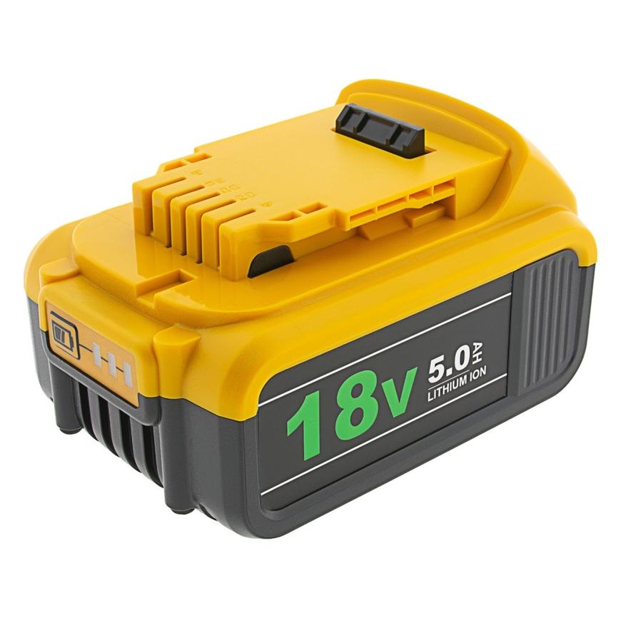 PATONA Premium Battery for DeWalt DCB184 (18V 5.0Ah XR) Black, Yellow – 3