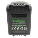 PATONA Premium aku DeWalt DCB184 (18V 5.0Ah XR) must, kollane PATONA Premium aku DeWalt DCB184 (18V 5.0Ah XR) must, kollane