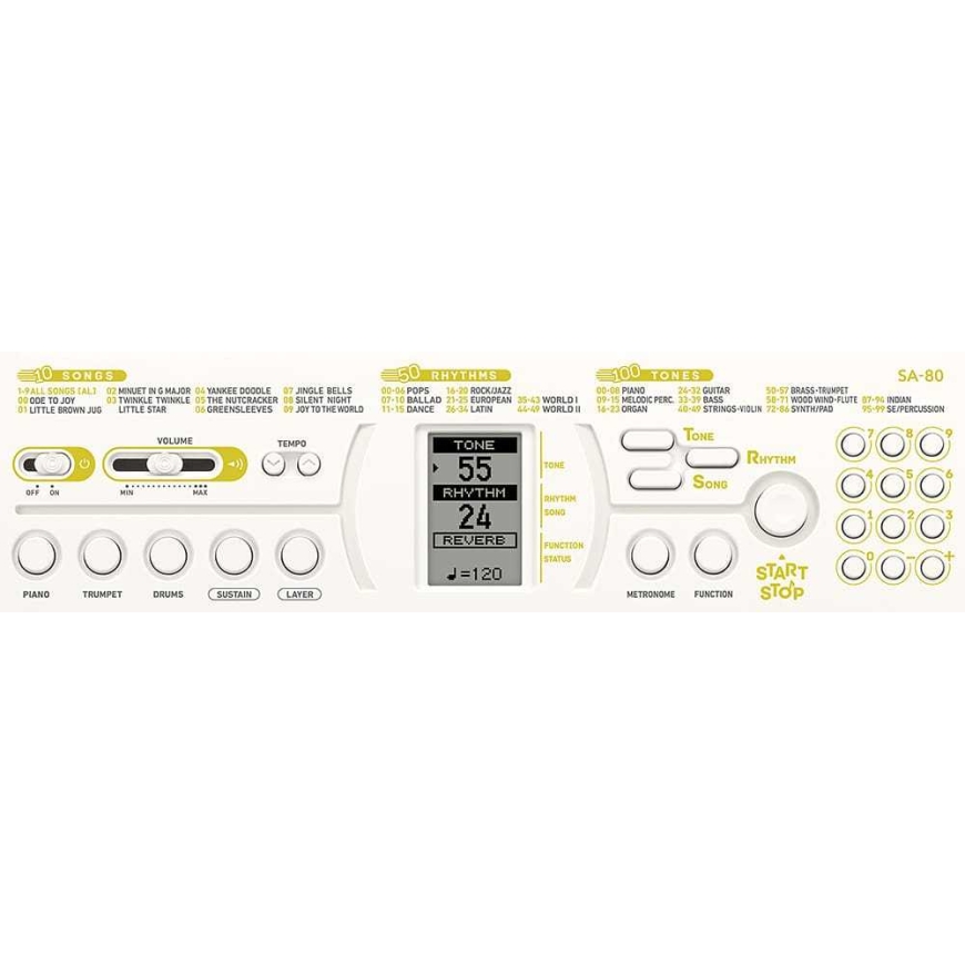 CASIO SA-80 Green/White (Adaptor not included) – 2