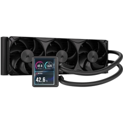 Corsair Nautilus II 360 RS LCD 360 mm AIO dzesētājs, Melns