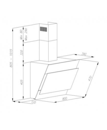 Hood BREGO SMS V 80 White – 2