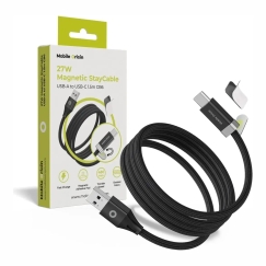 Mobile Origin 27W Magnetic StayCable USB-C to USB-A 1.5m CB6