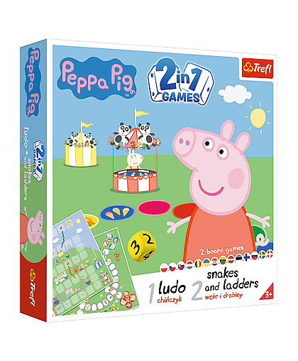 TREFL Lauamäng 2 in 1 Peppa BALT FIN SWE