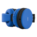 STREETZ foldable BT 5.0 headphones, 3.5 mm, blue HL-BT401 STREETZ foldable BT 5.0 headphones, 3.5 mm, blue HL-BT401
