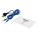 STREETZ foldable BT 5.0 headphones, 3.5 mm, blue HL-BT401 STREETZ foldable BT 5.0 headphones, 3.5 mm, blue HL-BT401