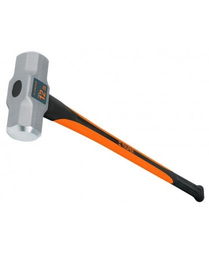 Truper Hammer with fiberglass handle. 91cm long, 3.6kg. Milled ends. Heavy-Duty Tool 16538 – 4