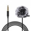 Puluz Jack Lavalier Wired Condenser Recording Microphone 1.5m jack 3.5mm PU424 Puluz Jack Lavalier Wired Condenser Recording Microphone 1.5m jack 3.5mm PU424