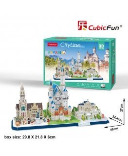 Cubic Fun Puzzle 3D City Line Bavaria