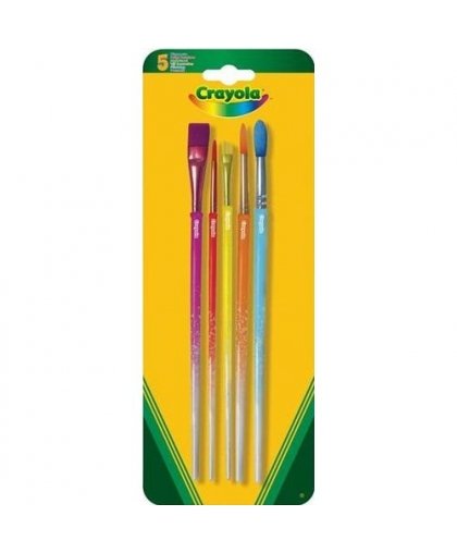 CRAYOLA 5 krāsojamās otas