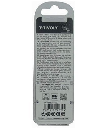 Tivoly Gilintuvas HSS-E5 90° ⌀12,4mm, kotelis 8mm – 3