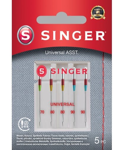 Singer Universal Needle ASST 5PK for Woven
