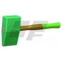 Freund Tinsmith's hammer PVC 550g 85x40x150mm with Hickory handle Freund Tinsmith's hammer PVC 550g 85x40x150mm with Hickory handle