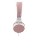STREETZ headphones with microphone, foldable, 3.5 mm connector, 1.5 m pink HL-W202 STREETZ headphones with microphone, foldable, 3.5 mm connector, 1.5 m pink HL-W202