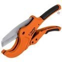 Truper Plastic Pipe Scissors. Robust metal housing, stainless steel blade, For pipes up to 63 mm. The ratchet mechanism. 12867 Truper Plastic Pipe Scissors. Robust metal housing, stainless steel blade, For pipes up to 63 mm. The ratchet mechanism. 12867