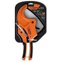 Truper Plastic Pipe Scissors. Robust metal housing, stainless steel blade, For pipes up to 63 mm. The ratchet mechanism. 12867 Truper Plastic Pipe Scissors. Robust metal housing, stainless steel blade, For pipes up to 63 mm. The ratchet mechanism. 12867