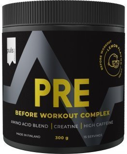Puls PRE Workout Sitruuna -treenilaturi, 300 g