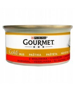 GOURMET GOLD - mus z wołowiną 85g