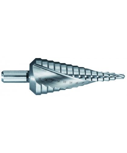 Tivoly Step drill Ø4-20 mm. spiral