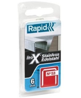 Staples Rapid Nr53 6m INOX 1080 pcs