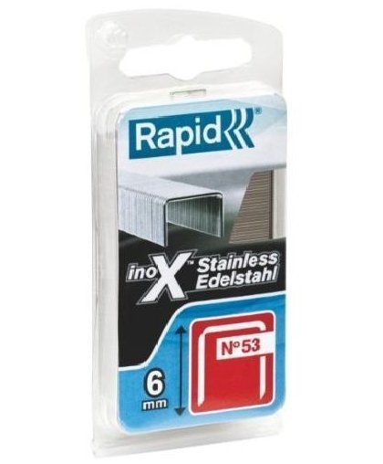 Staples Rapid Nr53 6m INOX 1080 pcs