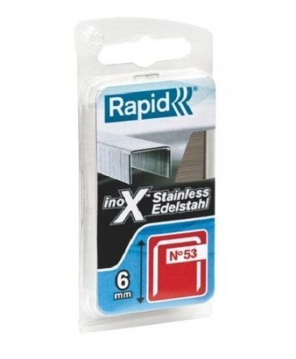 Staples Rapid Nr53 6m INOX 1080 pcs – 2