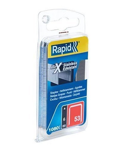 Staples Rapid Nr53 6m INOX 1080 pcs – 8