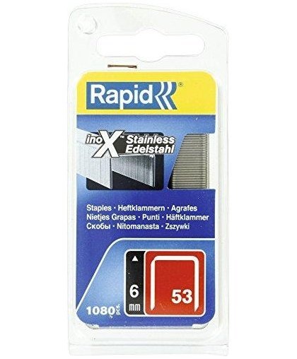 Staples Rapid Nr53 6m INOX 1080 pcs – 12