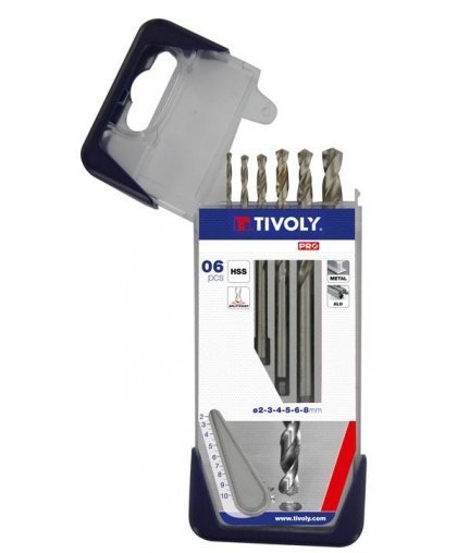 Metal drill set HSS fully ground Tivoly Clipster PRO 6pcs Ø2-8mm – 2