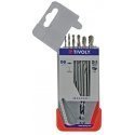 Metalo grąžtų rinkinys HSS pilnai šlifuoti Tivoly Clipster PRO 6vnt Ø2-8mm Metalo grąžtų rinkinys HSS pilnai šlifuoti Tivoly Clipster PRO 6vnt Ø2-8mm