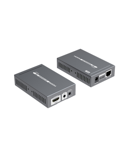 HDMI adapter DELTACO 70m, PoE, HDBase T, black / LKV375N / HDMI-273