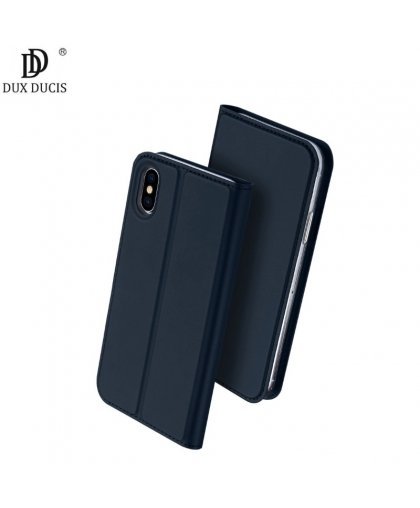 Dux Ducis Premium серии Skin Pro с Магнитной фиксацией Чехол-книжка для Samsung Galaxy A42 (A426B) 5G Синий