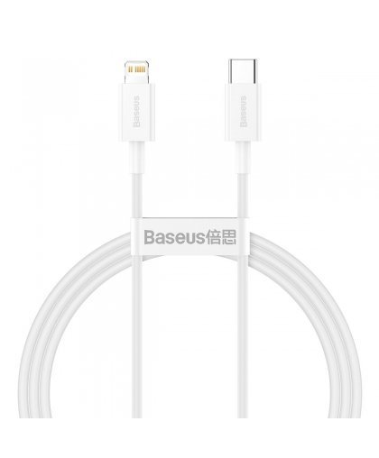 Baseus Superior Series Cable USB-C to Lightning, 20W, PD, 1m (white)