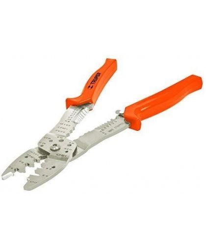 Truper Cable stripping, cutting and crimping pliers 25.4 cm 17358 – 4