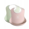 Baby Bjorn BABYBJÖRN soft bibs 2pcs. Powder Green / Powder Pink Baby Bjorn BABYBJÖRN soft bibs 2pcs. Powder Green / Powder Pink