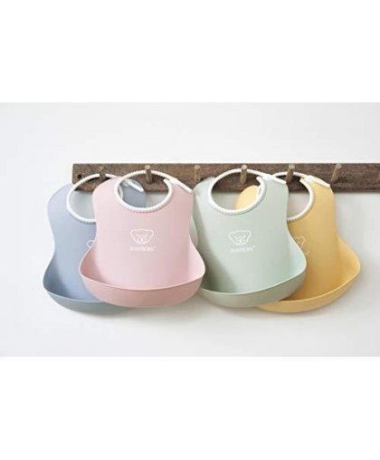 Baby Bjorn BABYBJÖRN soft bibs 2pcs. Powder Green / Powder Pink – 3