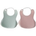 Baby Bjorn BABYBJÖRN soft bibs 2pcs. Powder Green / Powder Pink Baby Bjorn BABYBJÖRN soft bibs 2pcs. Powder Green / Powder Pink