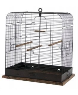 Zolux Retro Madel cage for birds, black