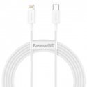 Baseus Superior Series Cable USB-C to Lightning, 20W, PD, 2m (white) Baseus Superior Series Cable USB-C to Lightning, 20W, PD, 2m (white)