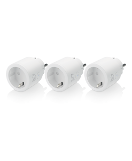 Transition DELTACO SMART HOME WiFi 2.4GHz, 1xCEE 7/3, 10A, 220-240V, 3pcs. in pack, white / SH-P01-3P