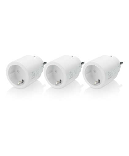 Transition DELTACO SMART HOME WiFi 2.4GHz, 1xCEE 7/3, 10A, 220-240V, 3pcs. in pack, white / SH-P01-3P