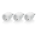 Perėjimas DELTACO SMART HOME WiFi 2.4GHz, 1xCEE 7/3, 10A, 220-240V, 3vnt. pakuotėje, baltas / SH-P01-3P Perėjimas DELTACO SMART HOME WiFi 2.4GHz, 1xCEE 7/3, 10A, 220-240V, 3vnt. pakuotėje, baltas / SH-P01-3P