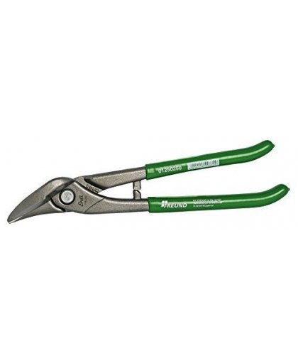 Freund Tin shears 260mm HRC 56, right, curved – 3