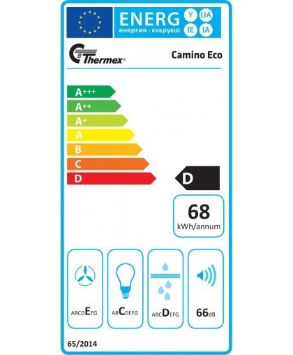 Thermex Camino Eco II -liesituuletin, teräs, 60 cm – 4
