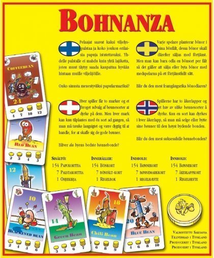 Bohnanza (bean game) card game – 2