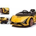 Lamborghini Pig 12V electric car, yellow Lamborghini Pig 12V electric car, yellow
