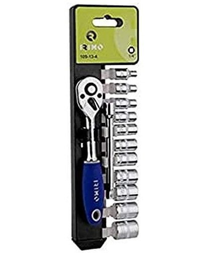Ratchet with heads 4-14mm + extension 1/4 "12 pcs Irimo – 3